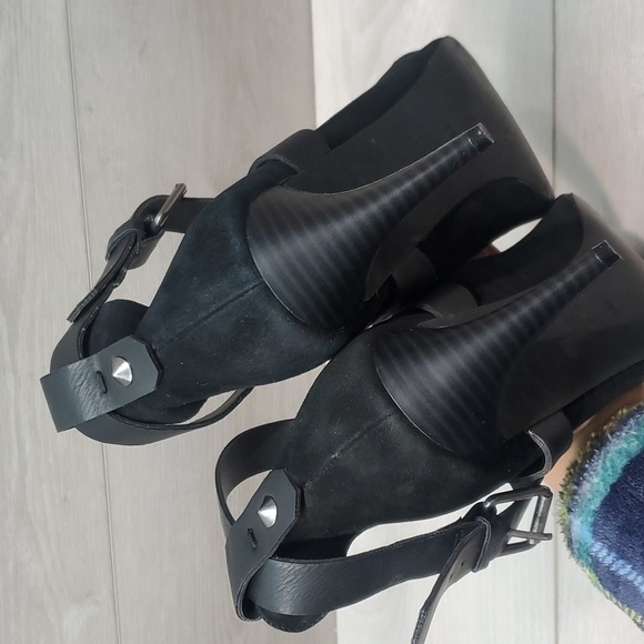 Joe's JeansWomens Comfort Ankle Leather Strap Heels Leather Sandals shoes 10 - Picture 7 of 12